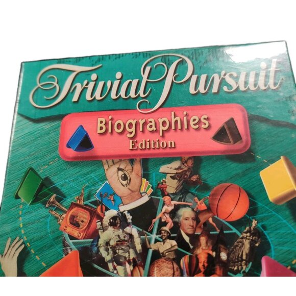 Trivial Pursuit Game Biographies Edition Expander Set Vtg 2000 #1070 New Sealed - Picture 5 of 5